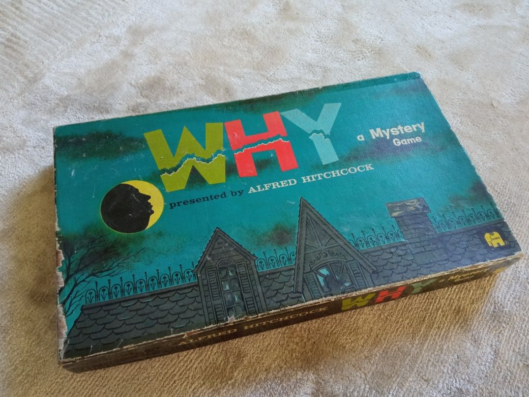 Gra planszowa Why: A Mystery Game Alfred Hitchcock holenderska