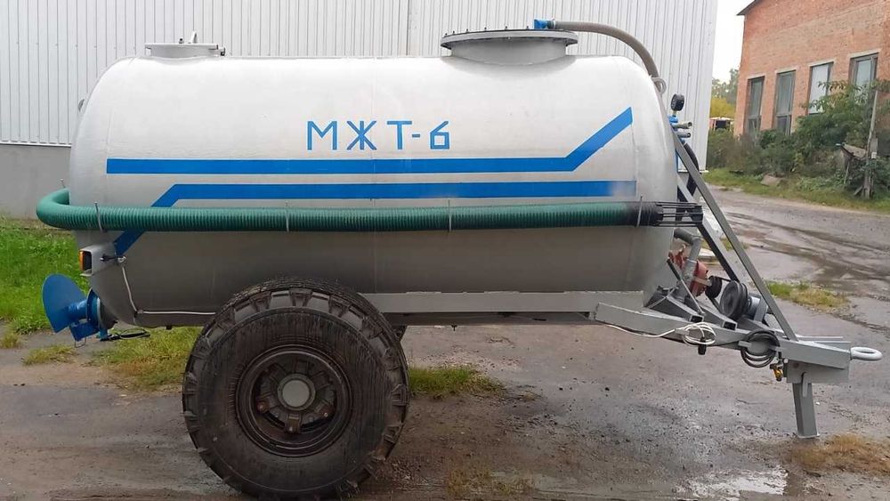 В наявності! Бочка МЖТ-6 (6 м3) для води з помпою або для гноївки