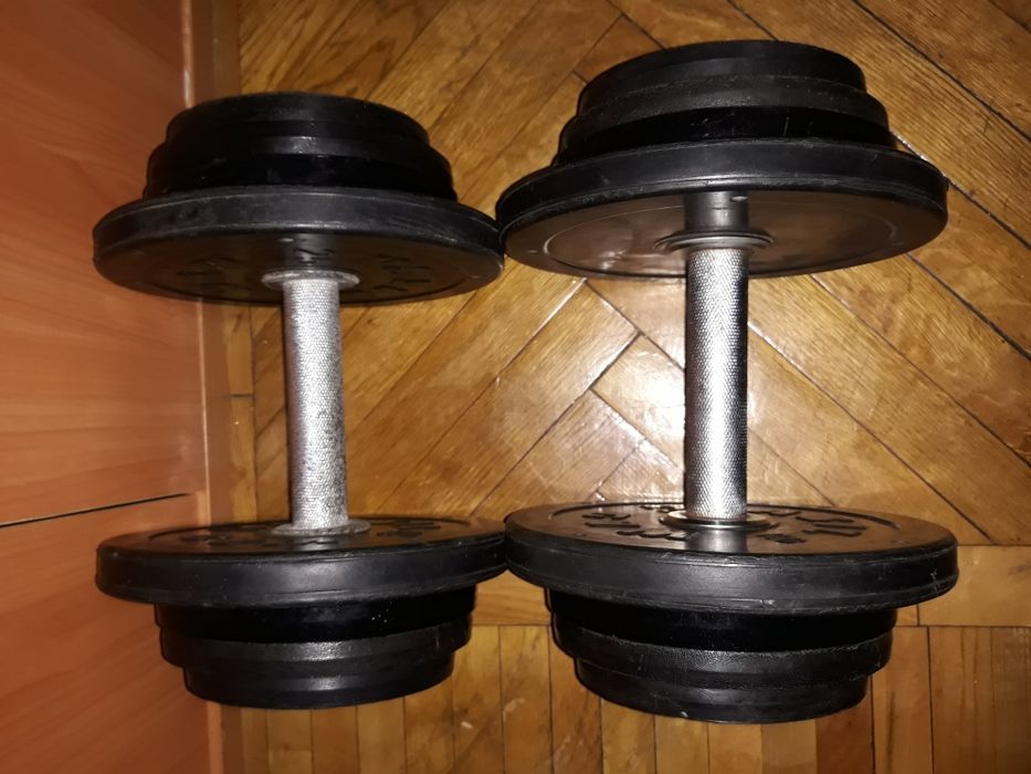 Гантели,гиря наборная.