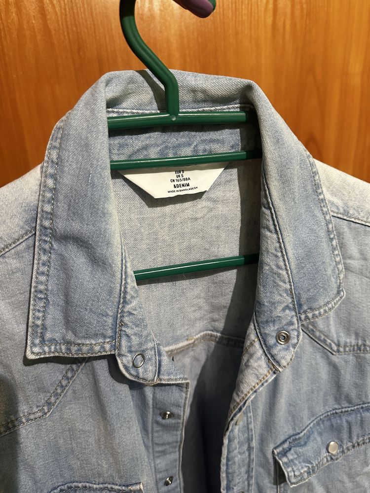 Jeansowa koszula h&m S