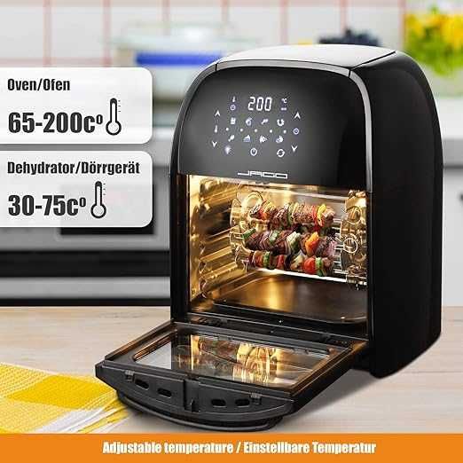 Jago® XXXL 8in1 frytkownica bez oleju 12 l + 10 akcesoriów - 1800 W
