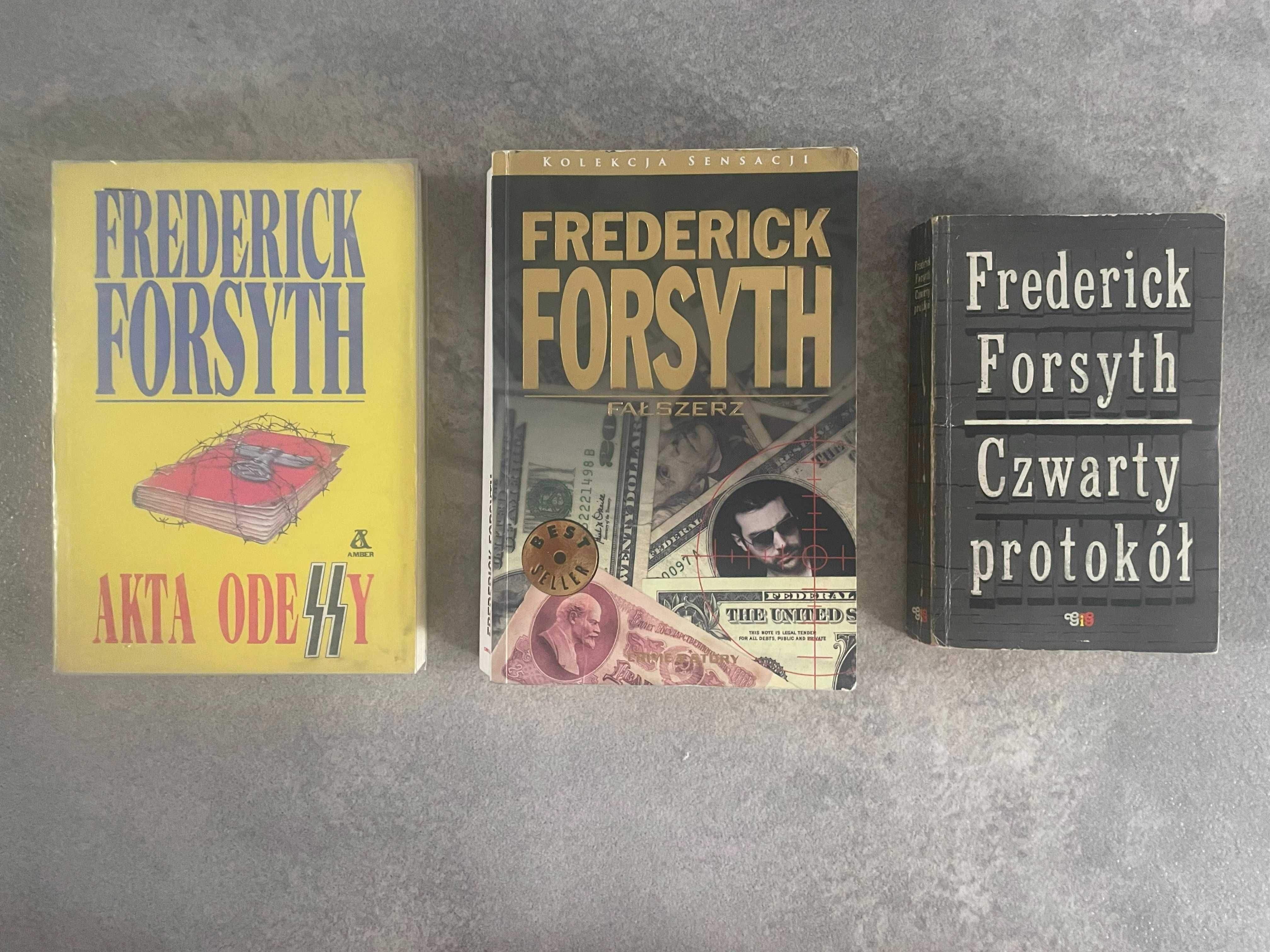 Książki zestaw Bestsellery FREDERICK FORSYTH 3 szt.