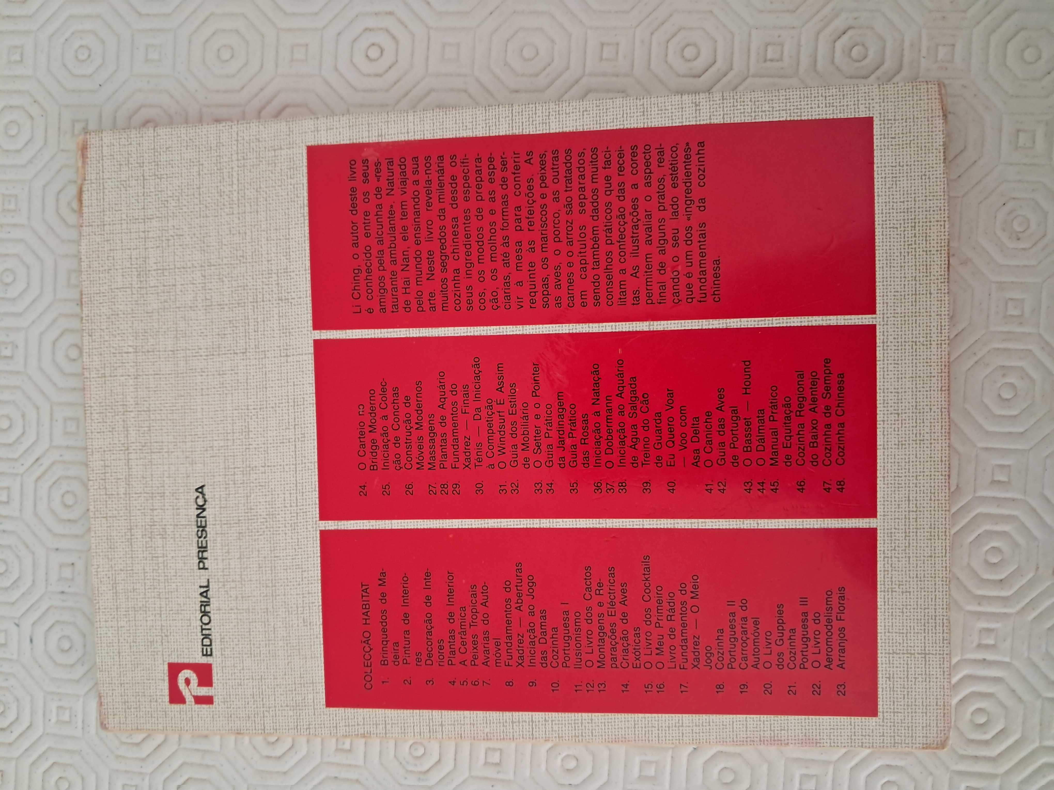 Livro "Cozinha Chinesa" de Li Ching