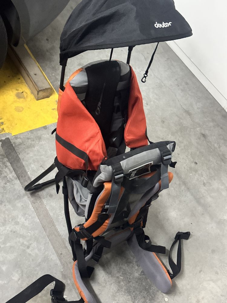 Mochila transporte criança