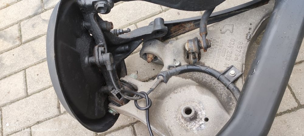 Belka Ława Tył Kompletna Audi A4 B6 CZĘŚCI BLASK GOŁDAP