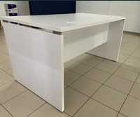 Eleganckie i solidne biurko w kolorze białym 140x80