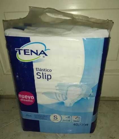 TENA elástico SLIP PLUS - Fralda tamanho S 40 uni - Incontinência