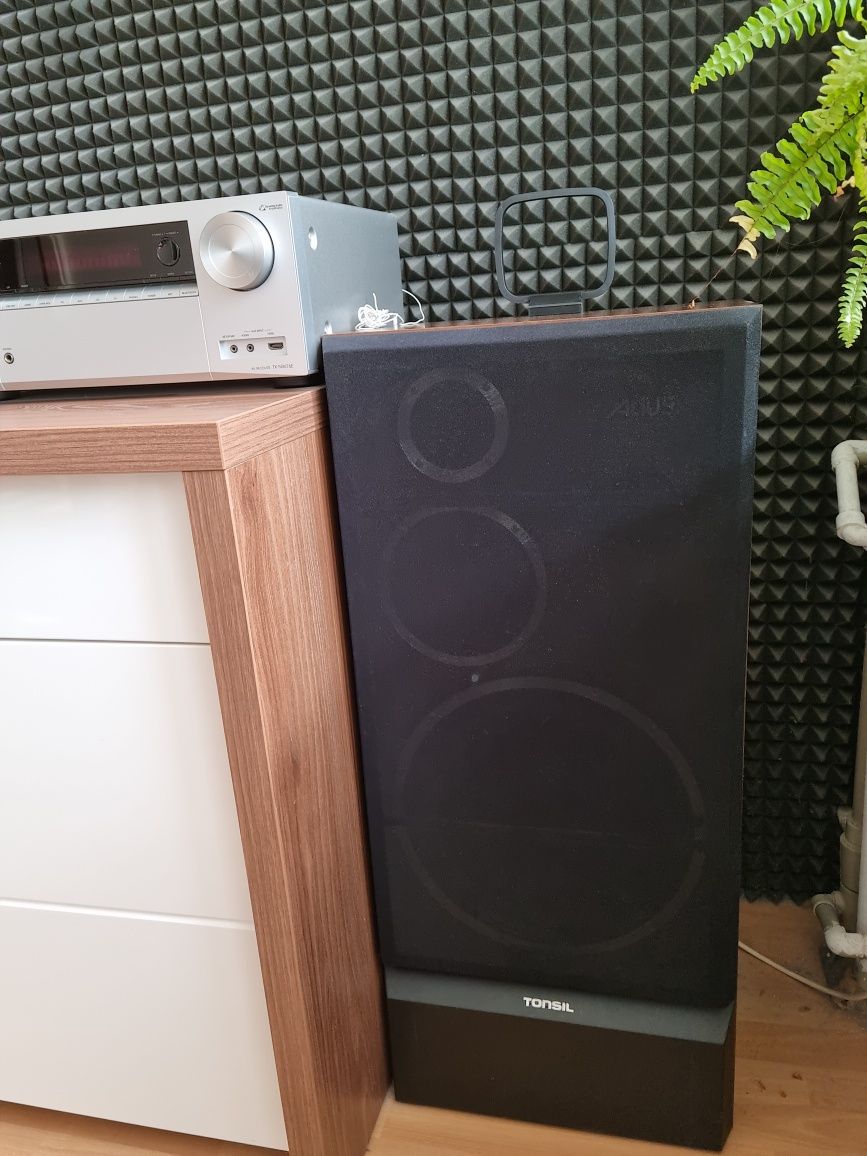 Amplituner onkyo, kolumny tonsil 300,subwoofer tonsil aktiv 250