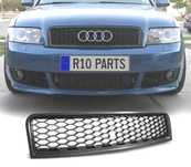 GRELHA FRONTAL AUDI A4 B6 00-04 PRETA BRILHANTE LOOK RS