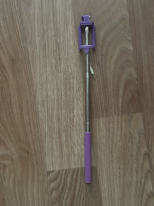 Палка селфи фіолетова розкладна