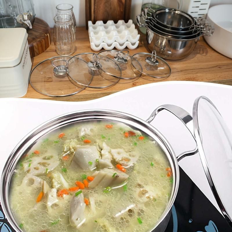 Кастрюля з кришкою нова, с крышкой набор кастрюль нержавейка, сталь