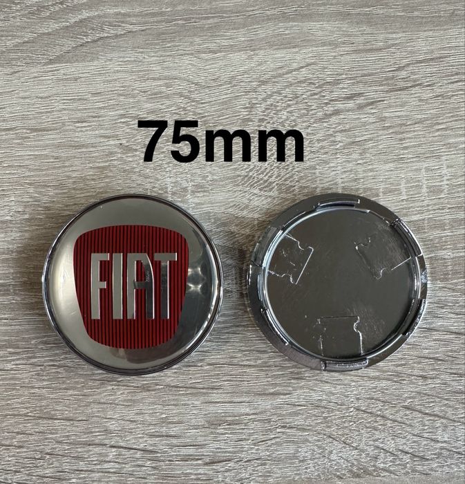 Conjunto 4 Centros Jantes Fiat Abarth 50mm 56mm 60mm 65mm 68mm