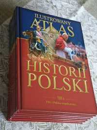 Ilustrowany atlas historii Polski 6 tomów Rzeczpospolita