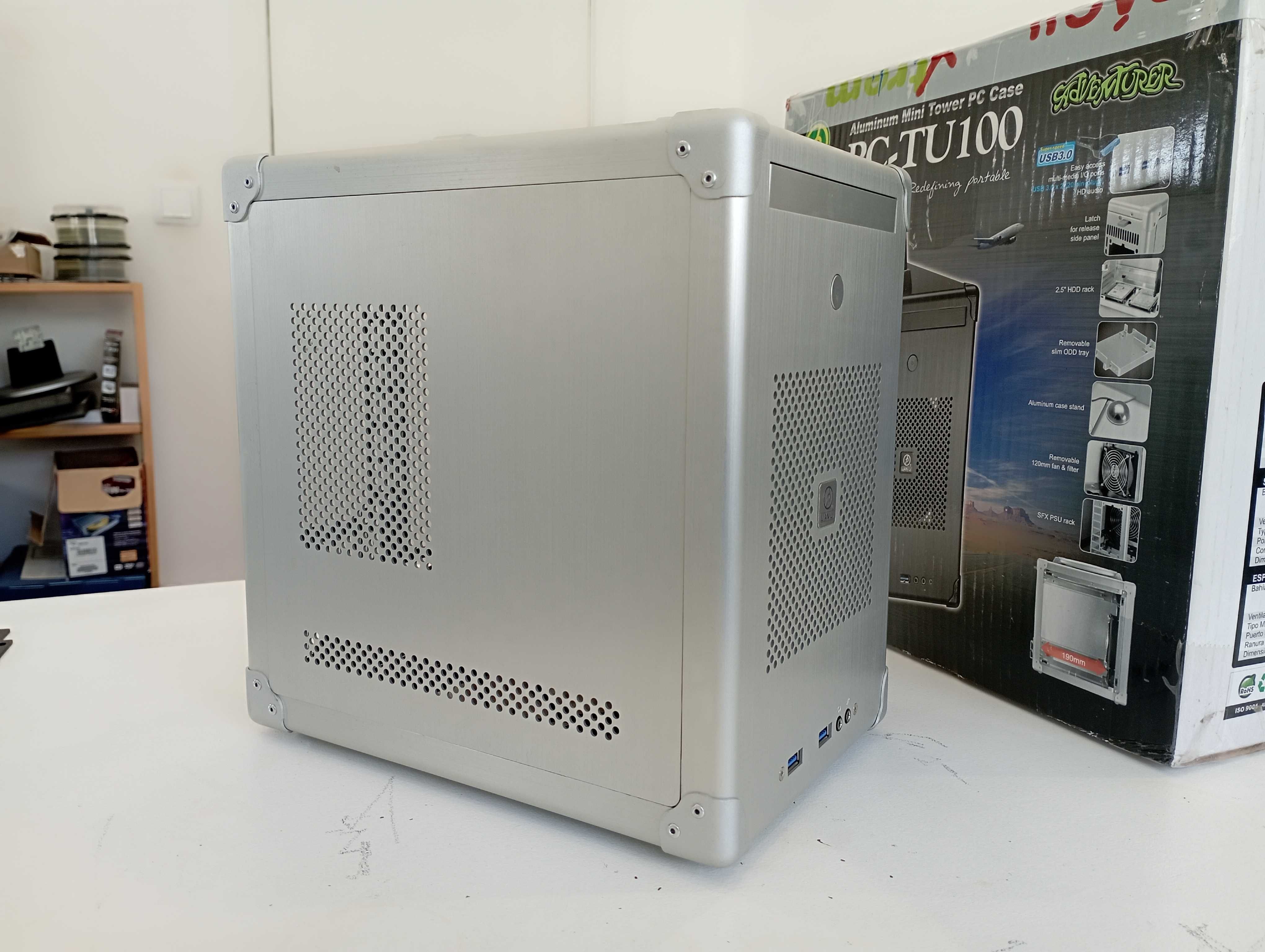 Lian Li PC-TU100 - Caixa mini-itx em aluminio