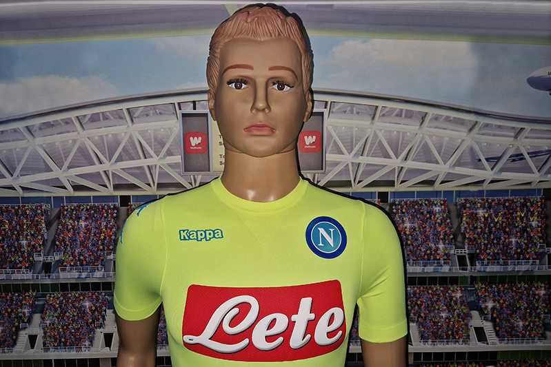Società Sportiva Calcio Napoli Kappa GArA 2016-17 goalkeeper size S-M