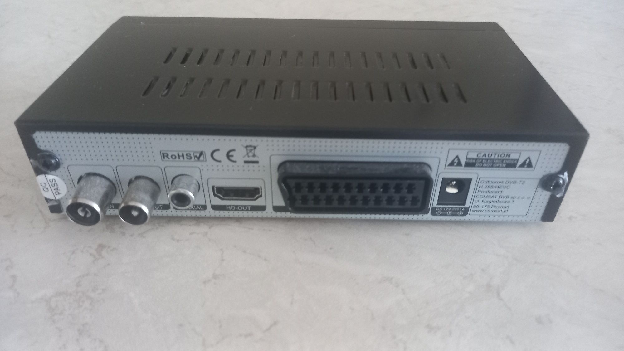 Dekoder tuner DVBT2