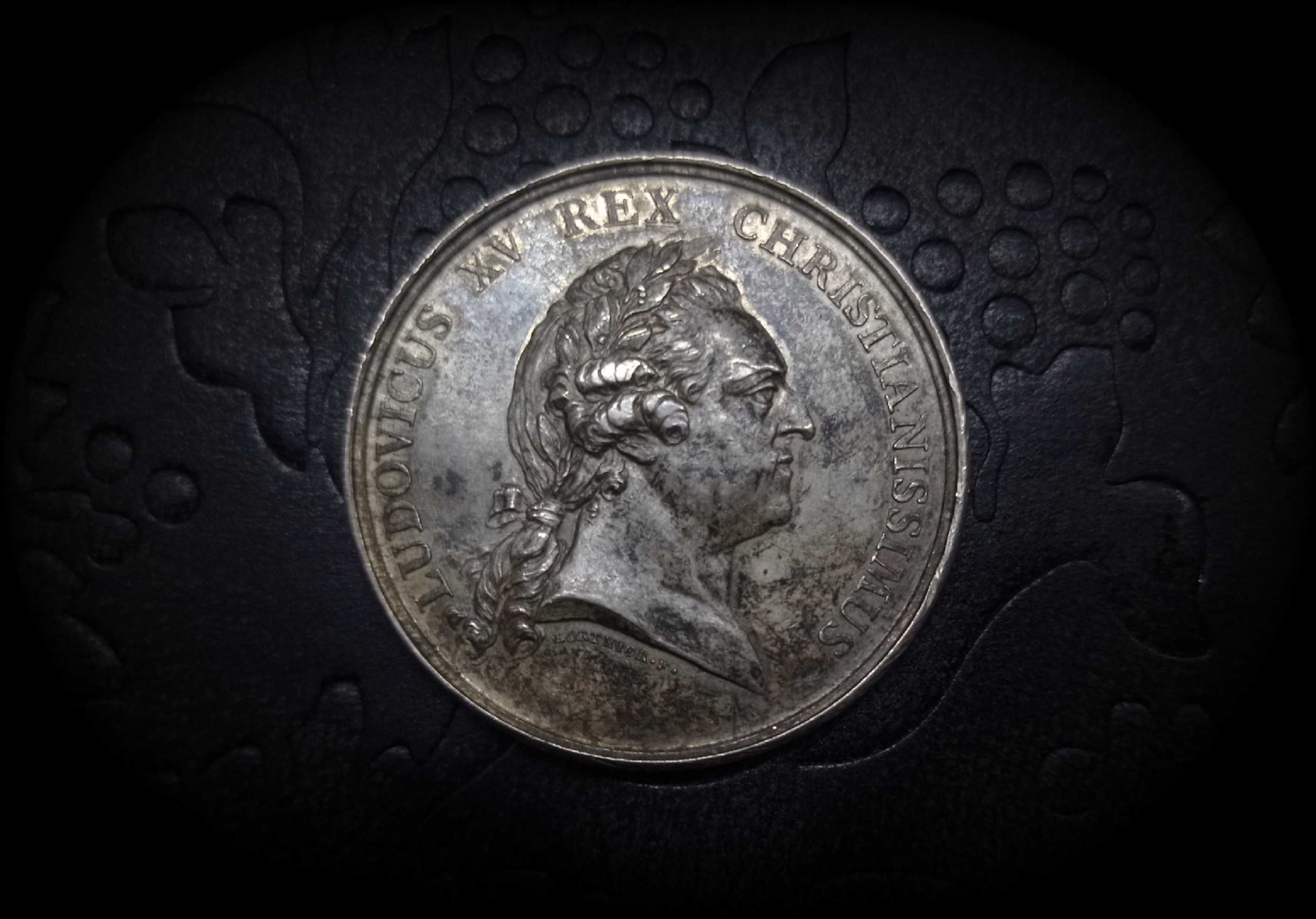 Medalha Prata Ludovicus XV Rex 1770