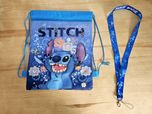 Zestaw Stitch worek i smycz do kluczy telefonu