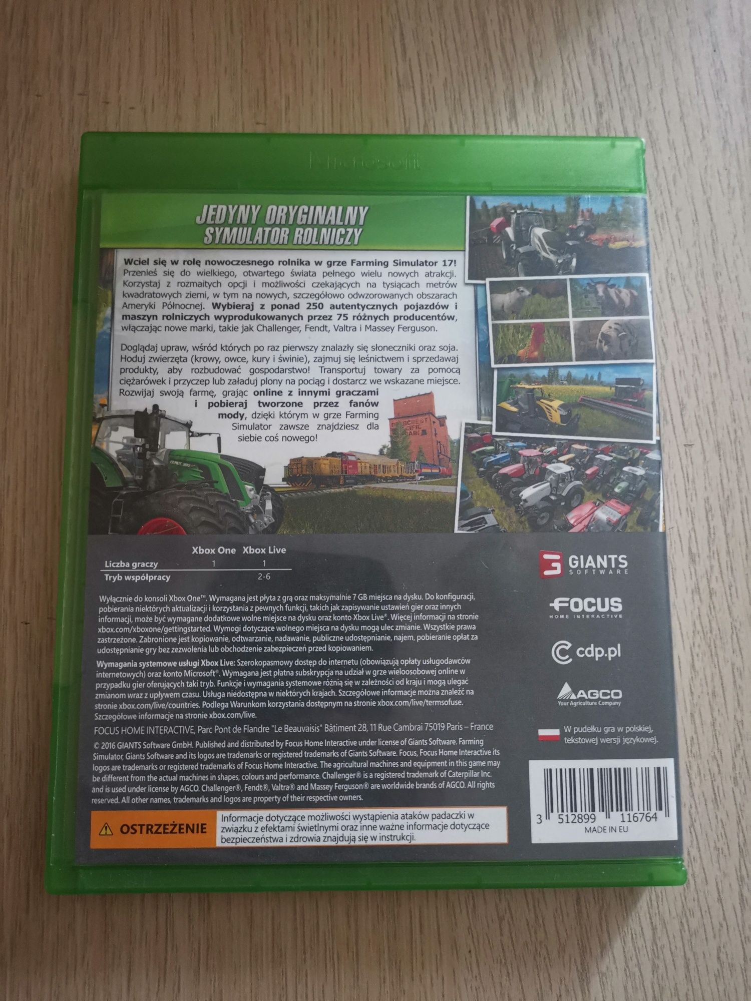 Farming simulator 17 Xbox One S X Series