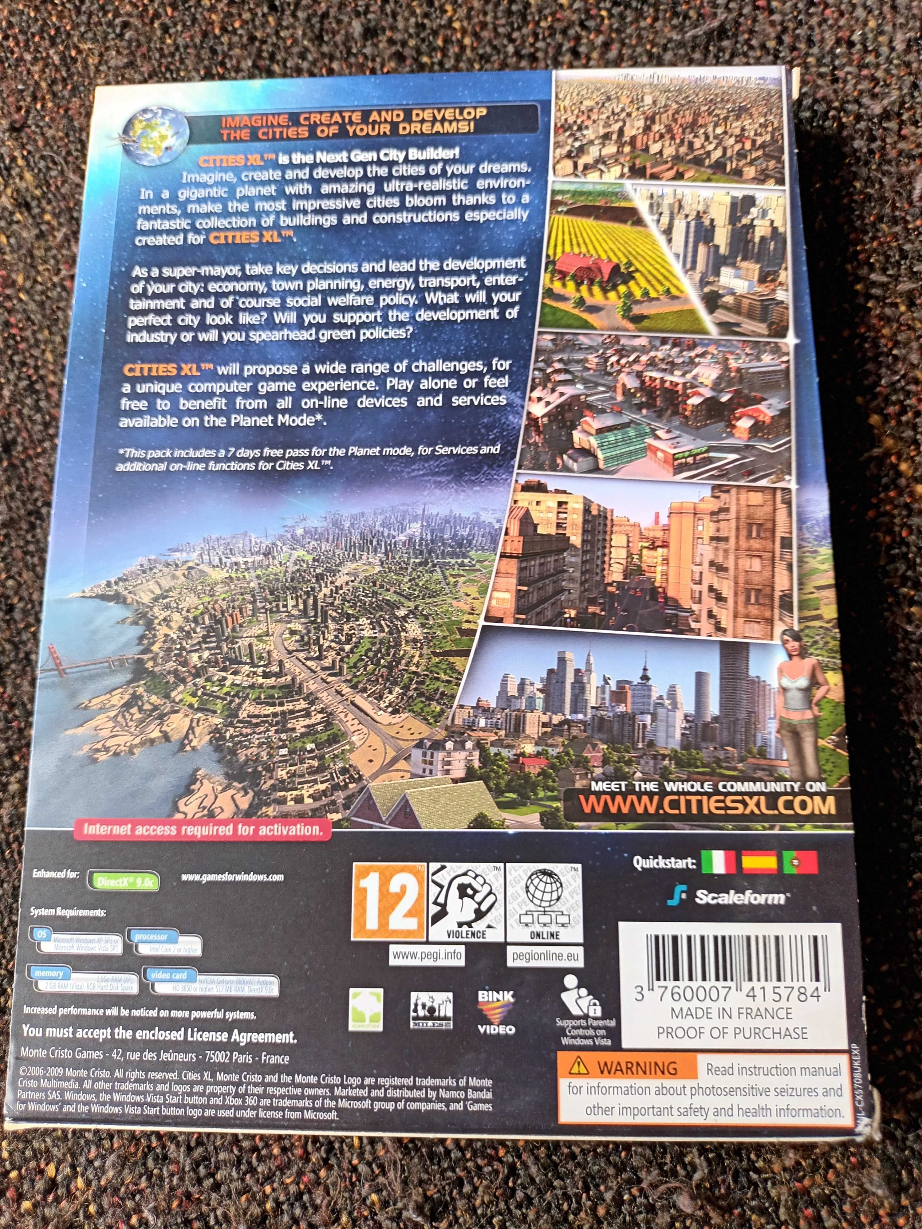 Cities XL - Virtual Cities, Real People - PC