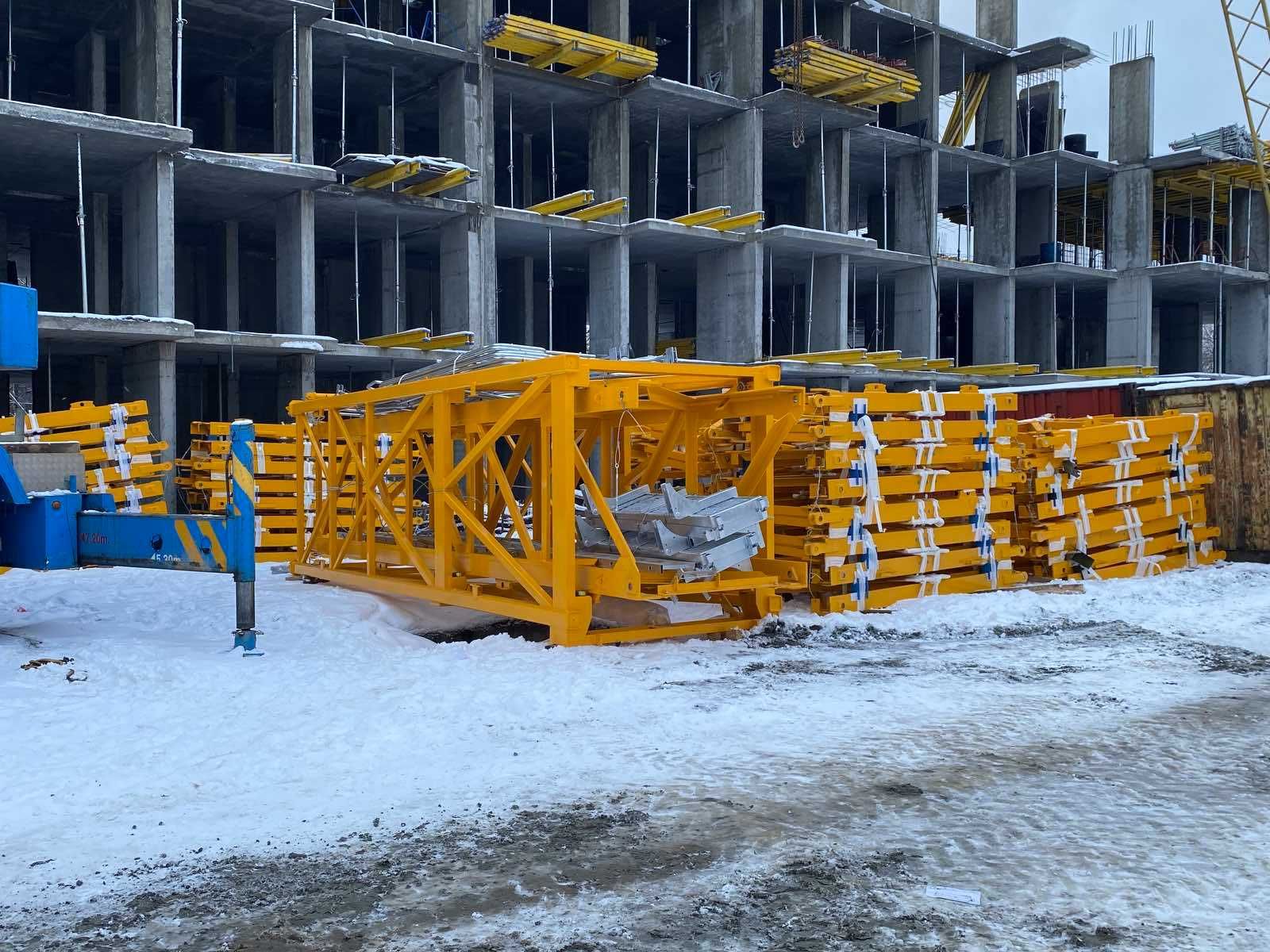 Оренда баштового крана Dahan QTZ125 (H6015A2) вантажопідйомністю 10 т