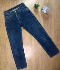 Levi's 517 30/32 granatowe jeansy slim męskie