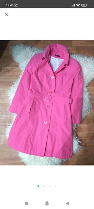 Розовый плащ нежный