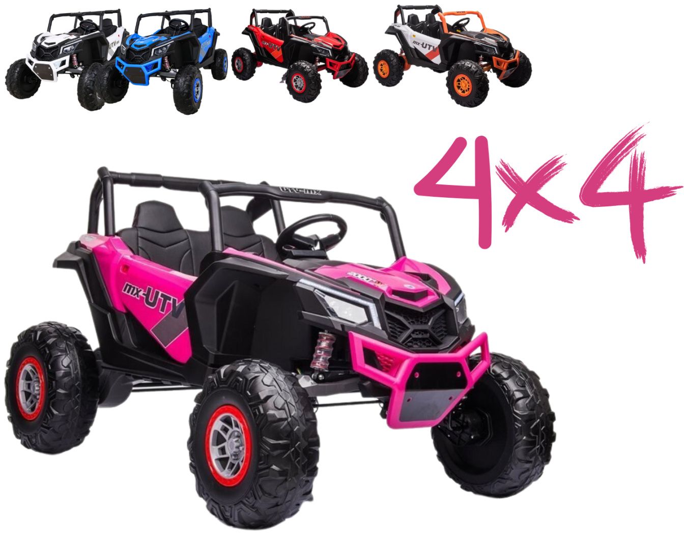 4x60W max 50KG 2osobowy 24v Samochód AUTO na akumulator Buggy UTV-MX