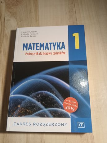 Podręcznik matematyka 1 poziom rozszerzony