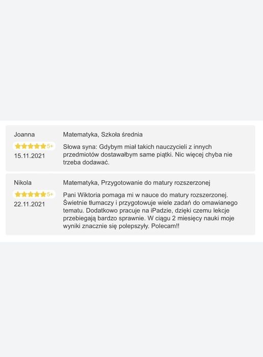 Skuteczne korepetycje z matematyki z nauczycielem online matura EGZ8