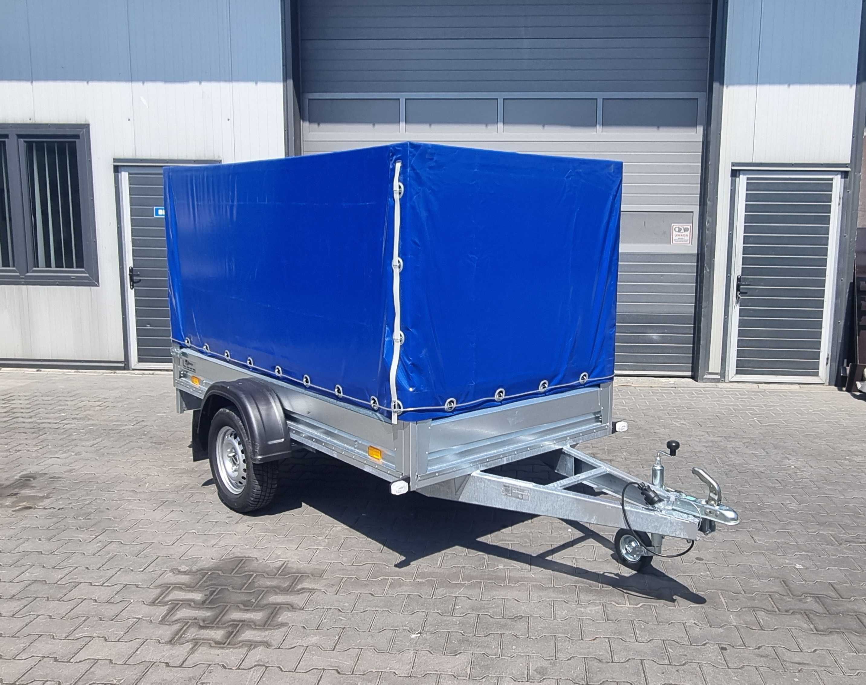 Przyczepka samochodowa SIDECAR 256x131 750 kg Producent - TRANSPORT