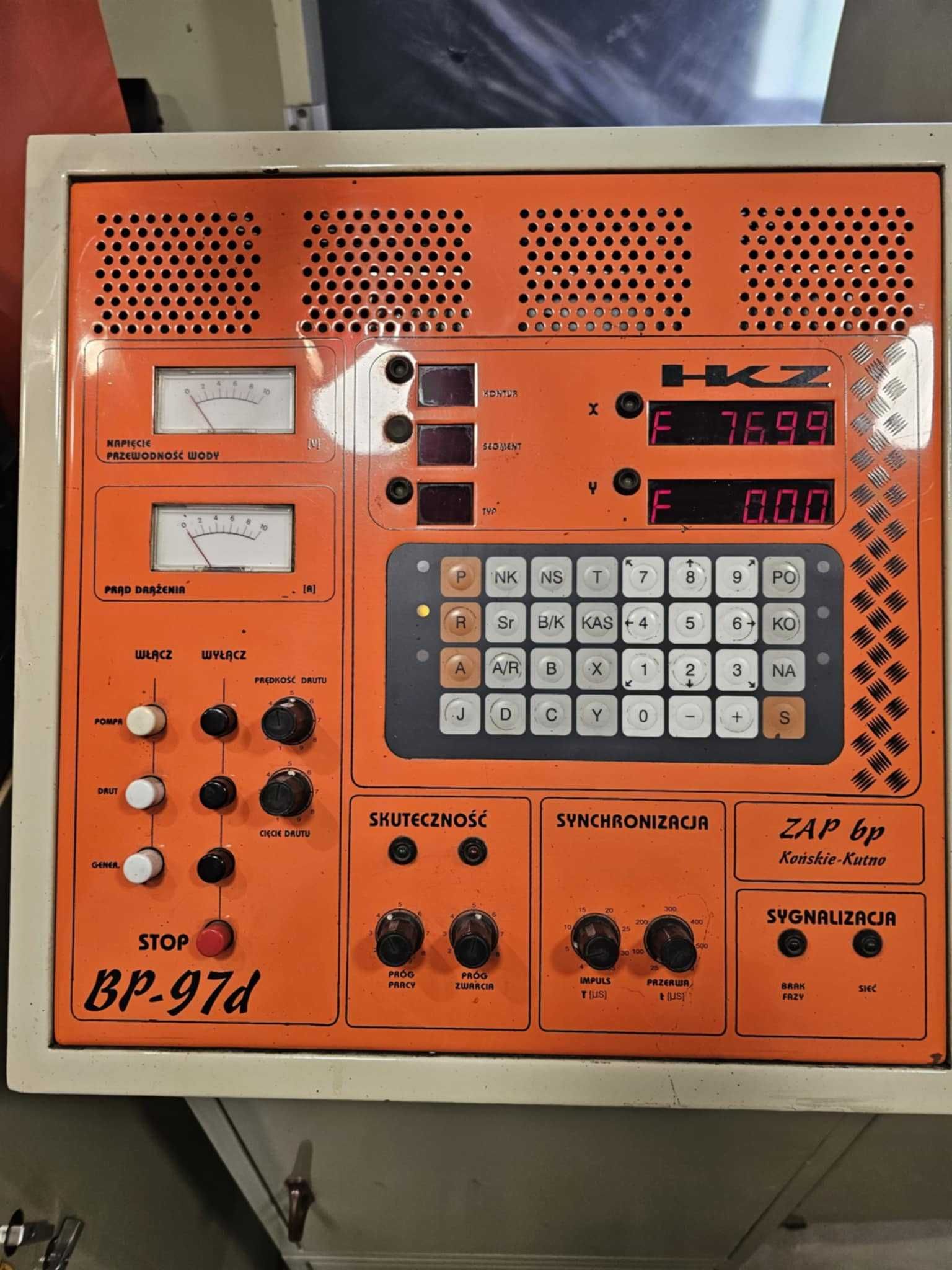 Elektrodrążarka drutowa EDM ZAP BP 97D