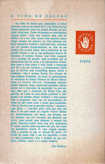 "Prometeu ou a vida de Balzac" - André Maurois