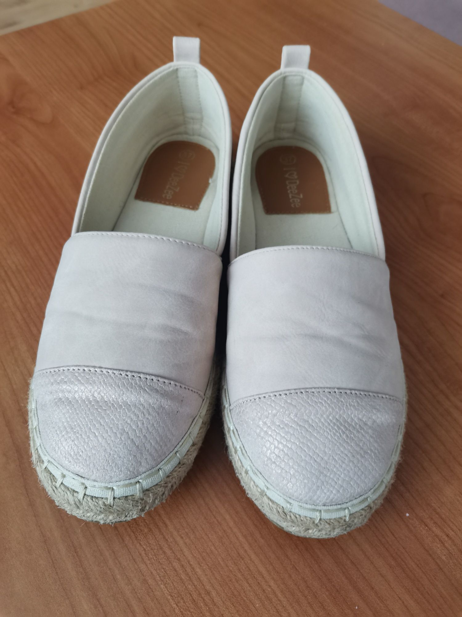 Espadryle tenisówki różowe pudrowe DeeZee 37