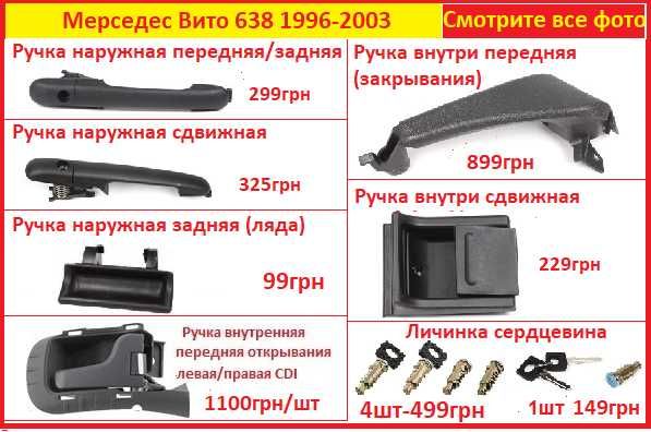 Накладка планка молдинг лобового стекла Мерседес Вито 638 кліпси