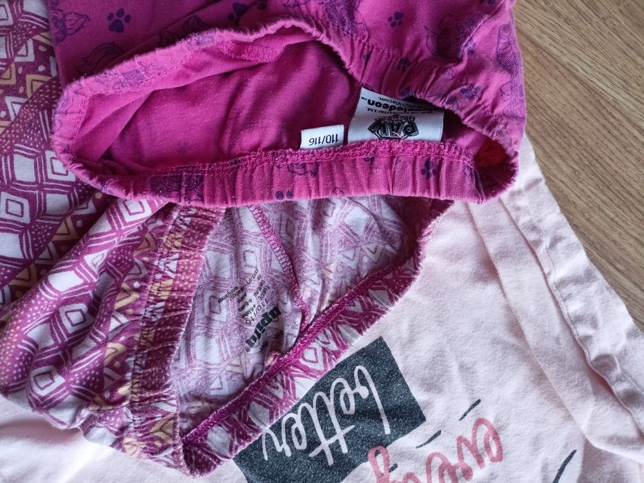 Piżamy dla dziewczynki 110 i 110/116