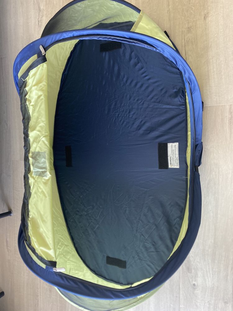 Deryan Baby Luxe namiot łóżeczko turystyczne Travel Cot, żółte