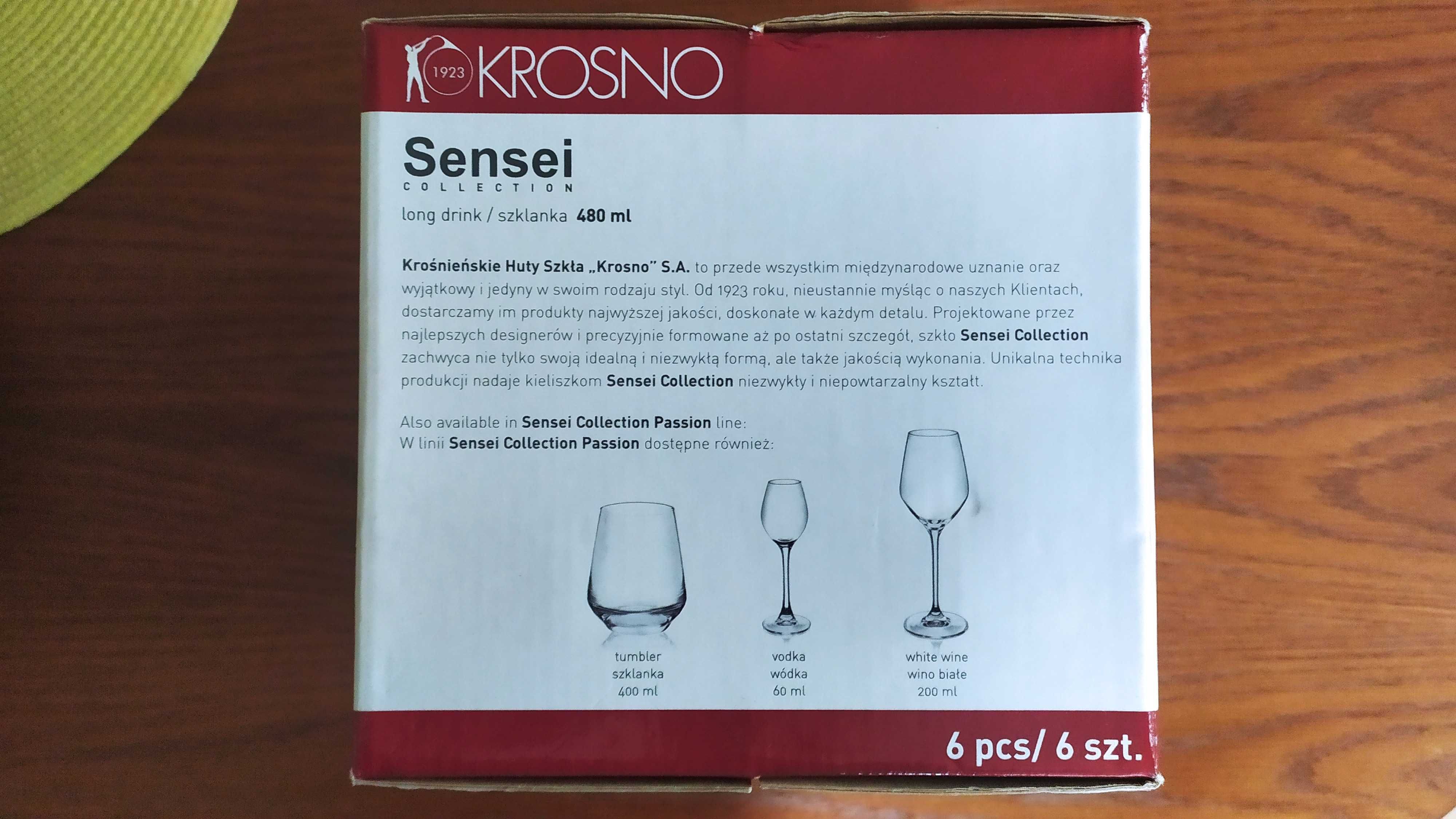 Zestaw 6x Szklanka long drink Passion - Sensei Collection
