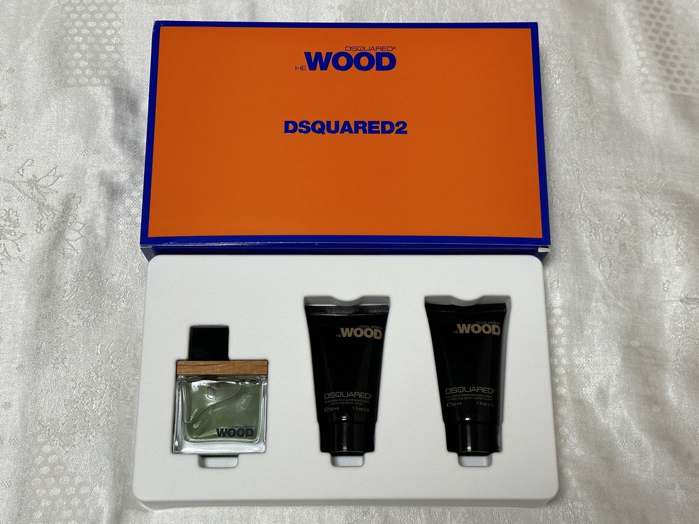 Классный мужской подарочный набор Dsquared² He Wood