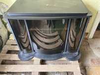 Szafka pod telewizor RTV szklane drzwi 70x87x45