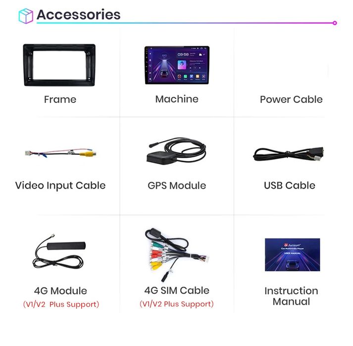 Rádio 9" Android Kia Ceed 2007-09 Carplay GPS wifi Bluetooth NOVO