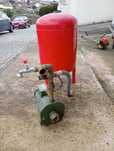 Motor de rega e balão