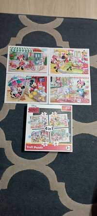 Puzzle myszka Minnie 4 In 1