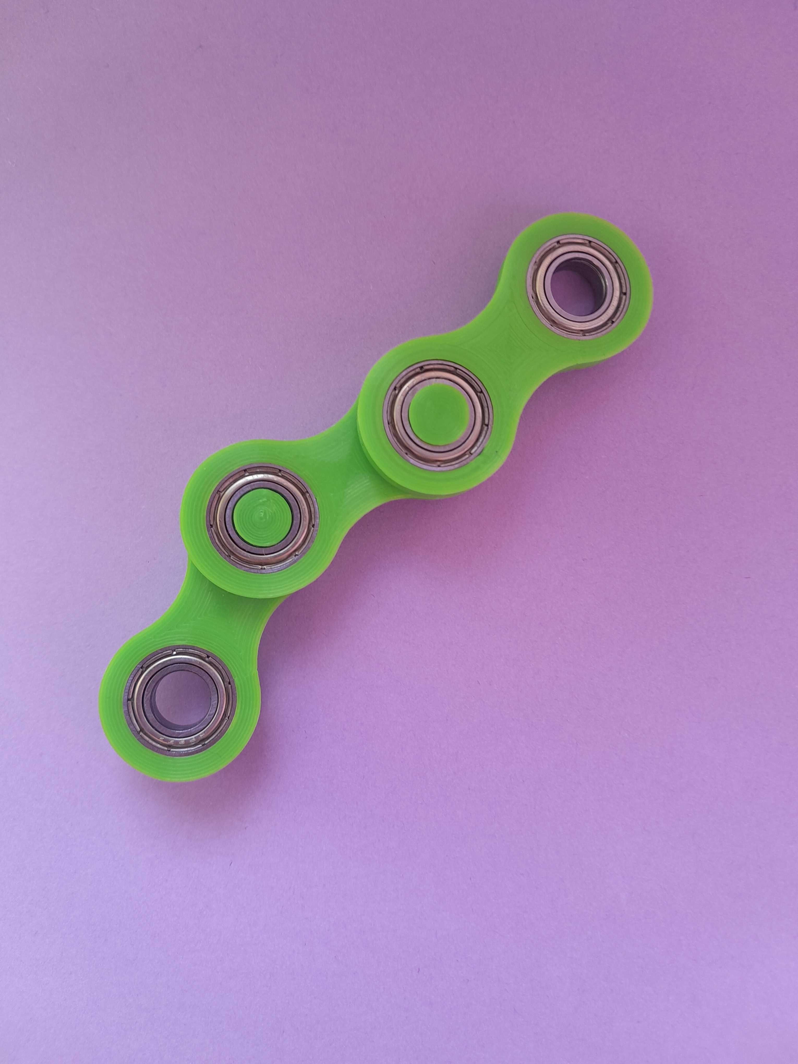 Potrójny obrotowy fidget spinner druk 3D antystresowy sensoryczny