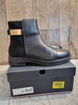 Czarne botki Tommy Hilfiger TH Logo Leather, 39
