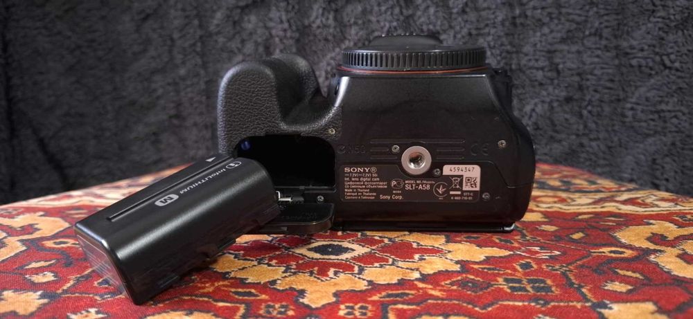 Sony A58 + 1 obiektyw + torba  | Stan idealny | Przebieg 24k