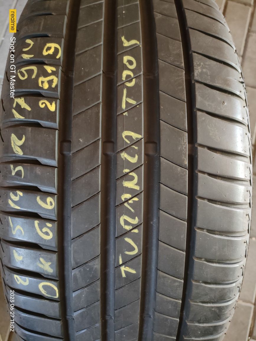 1x Bridgestone Turanza T005 AO 225/45R17 91Y 1 sztuka letnia.