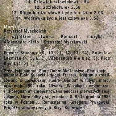 Płyta CD Stare Dobre Małżeństwo ‎" Pod Wielkim Dachem Nieba " 1998.