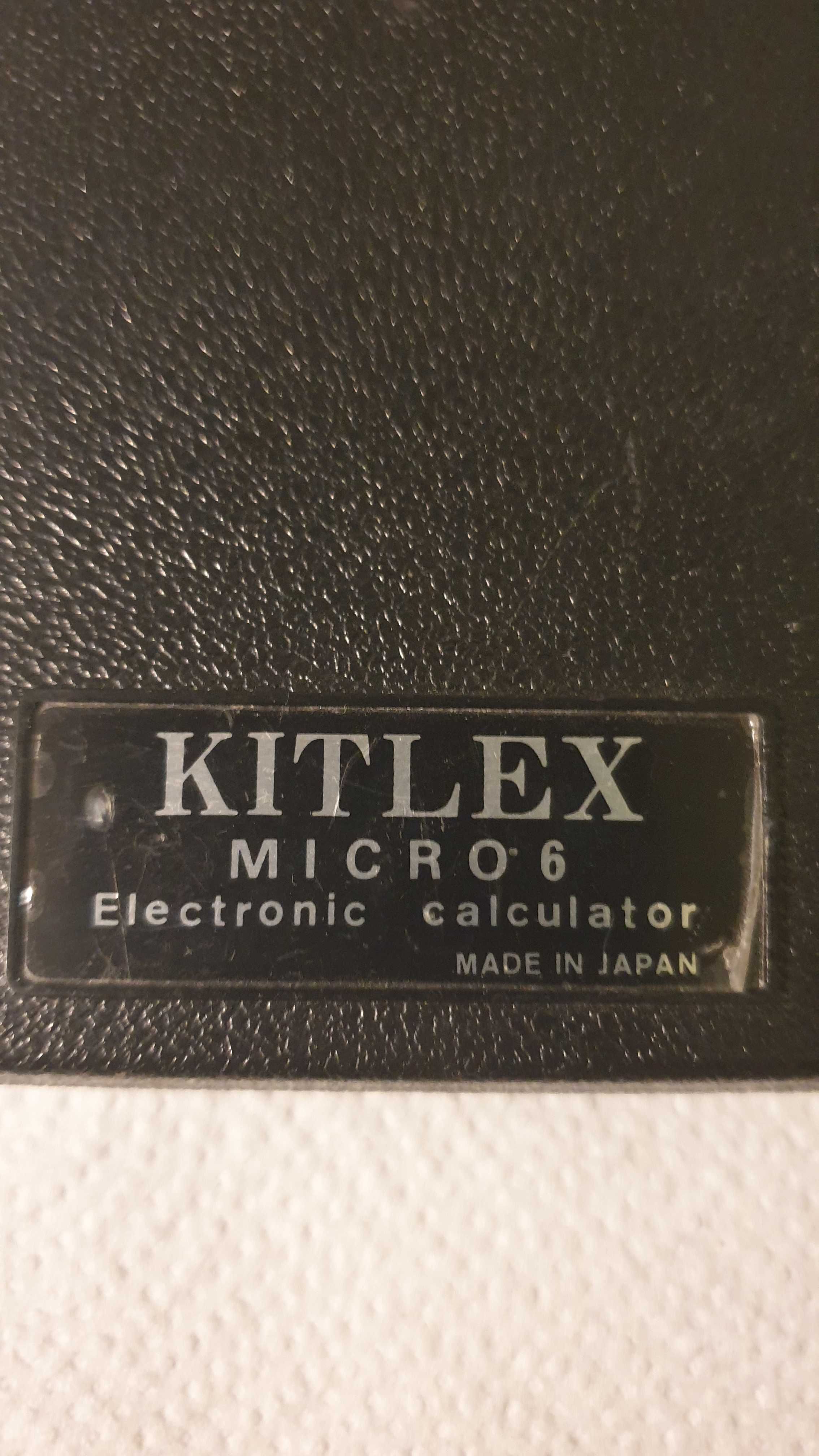 Zabytkowy kalkulator UNITREX  Micro M6 LED Made in Japan