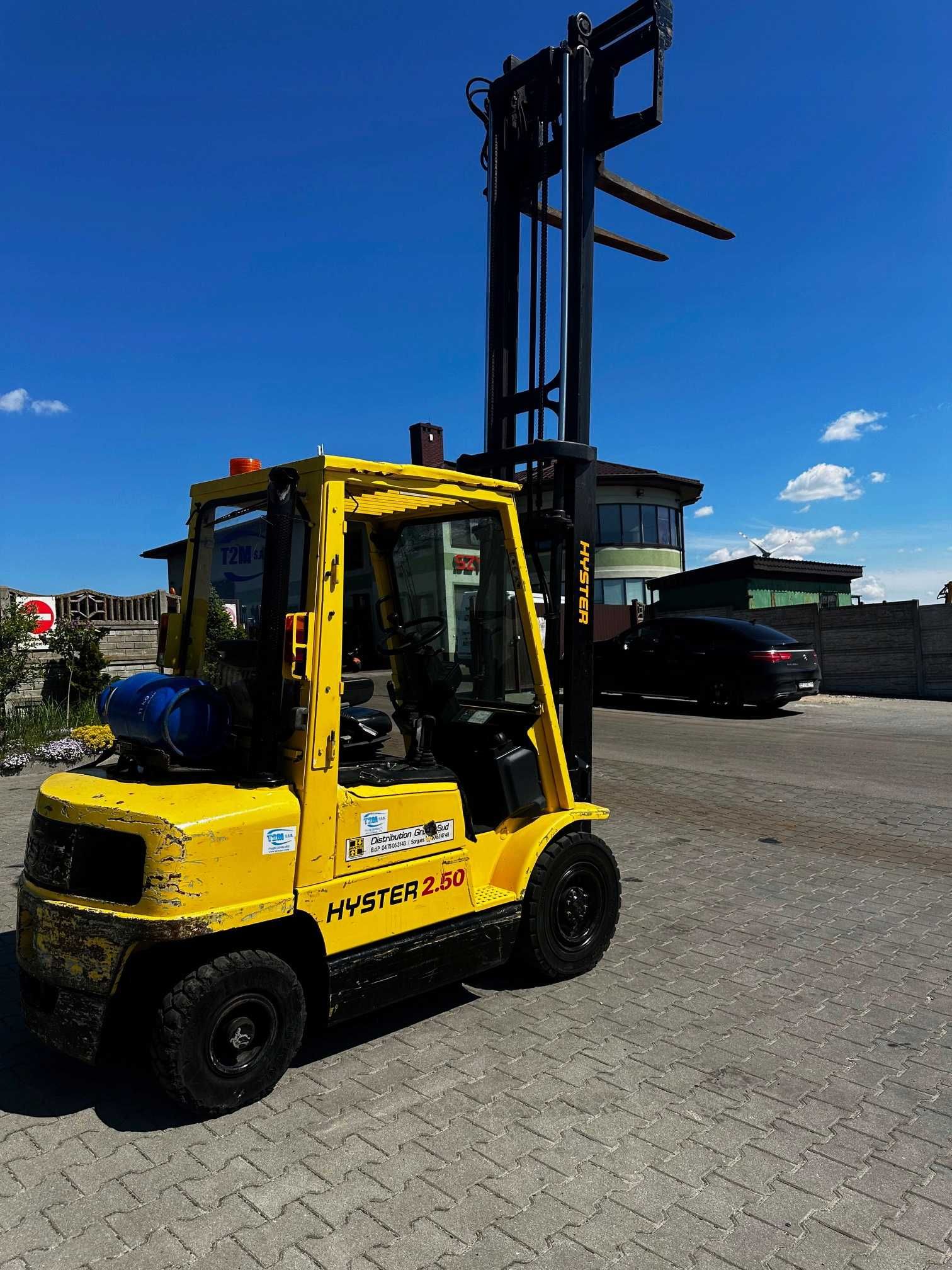 wózek widłowy HYSTER H2.50XMX LPG przesuw pozycjoner wideł 2500kg